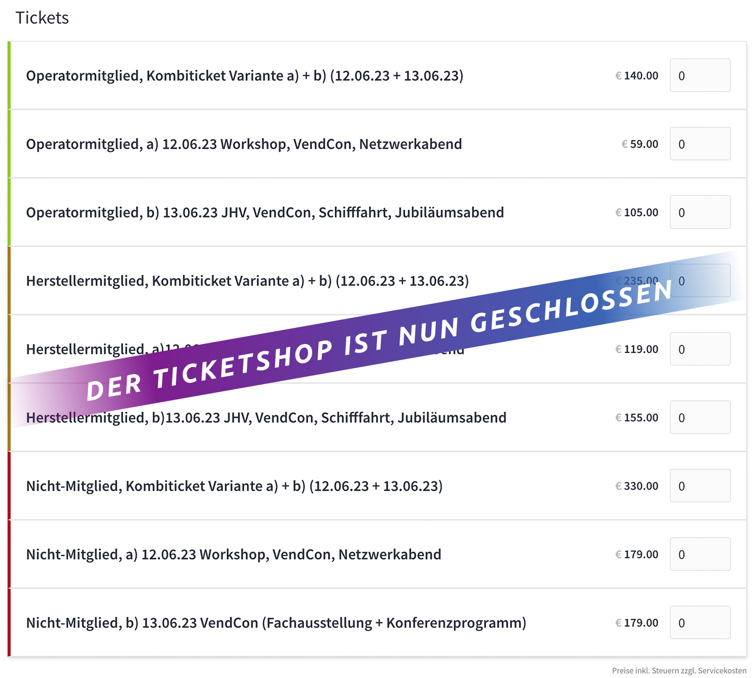 ticketshop-geschlossen